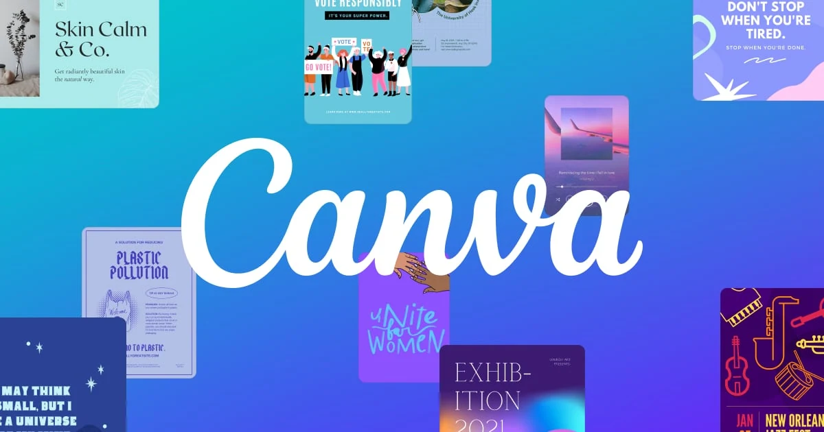 Canva’nın şablonlar sayfası