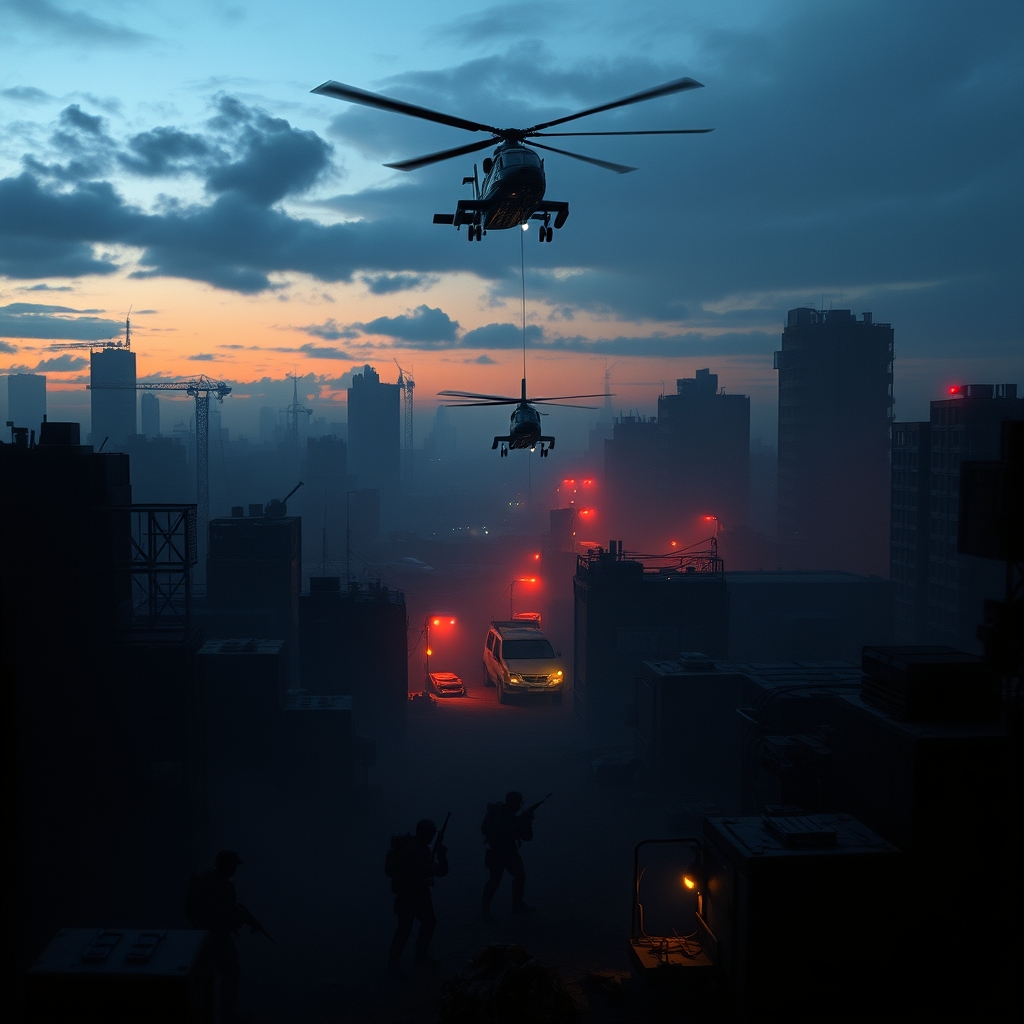 Modern Warfare 4 DMZ modu için extraction shooter temalı editoryal kapak
